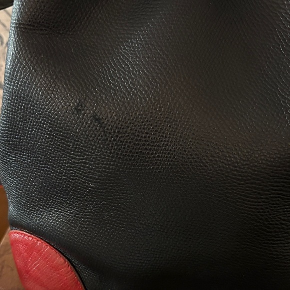 Bally Black and Red Leather Vintage Backpack main image 6